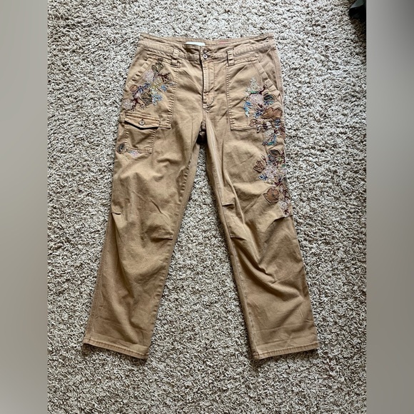 Anthropologie Wanderer Embroidered Cargo Pants - Picture 7 of 17